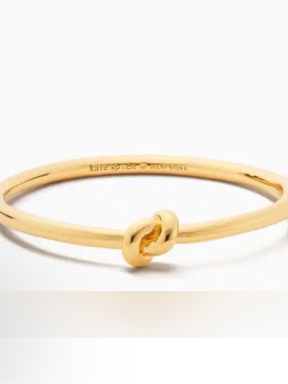 Kate Spade Gold Knot Bangle Bracelet NEW $79